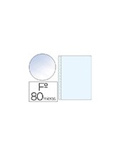 FUNDA MULTITALADRO ESSELTE FL.80 MC CRISTAL PACK 100**71835 2