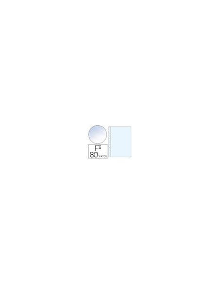 FUNDA MULTITALADRO ESSELTE FL.80 MC CRISTAL PACK 100**71835