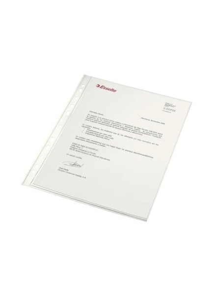 FUNDA MULTITALADRO ESSELTE FL.80 MC CRISTAL PACK 100**71835