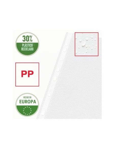 FUNDA MULTITALADRO ESSELTE DIN A4 60 MC PP PIEL NARANJA 100 UD**75480