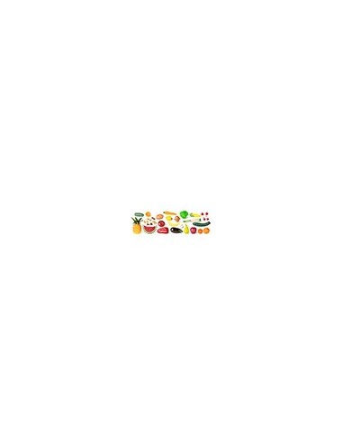 JUEGO MINILAND FRUTAS HORTALIZAS FRUTOS SECOS 36 PIEZAS