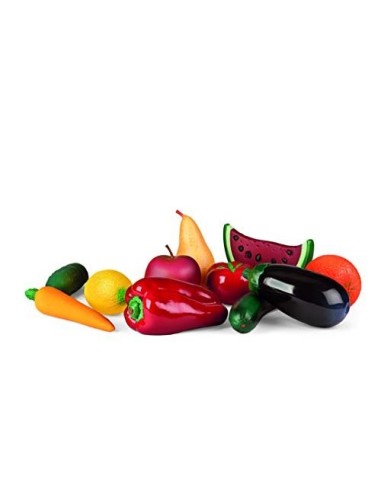 JUEGO MINILAND FRUTAS HORTALIZAS FRUTOS SECOS 36 PIEZAS