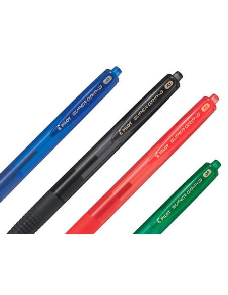 BOLIGRAFO PILOT SUPERGRIP G AZ.RETRACTIL SUJECION CAUCHO BASE ACEITE