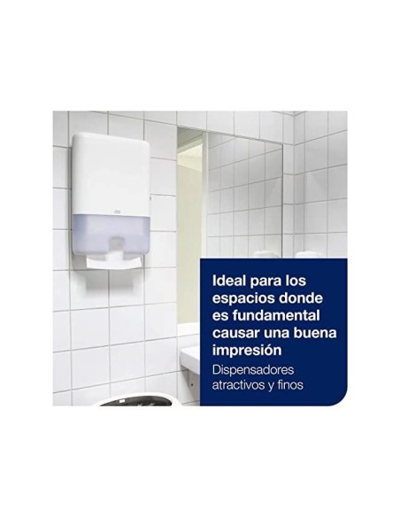 DISPENSADOR HIGIENICO TORK ELEVATION H2 TOALLITAS 30,2X44,4X10,2 CM