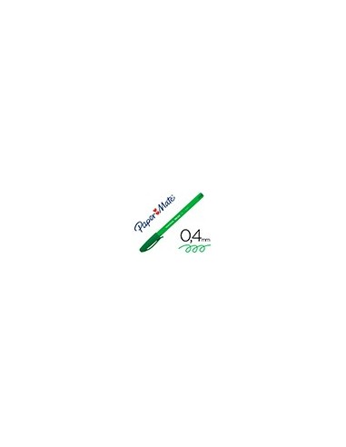 BOLIGRAFO PAPER MATE INKJOY 100 PUNTA MEDIA TRAZO 1 MM VERDE
