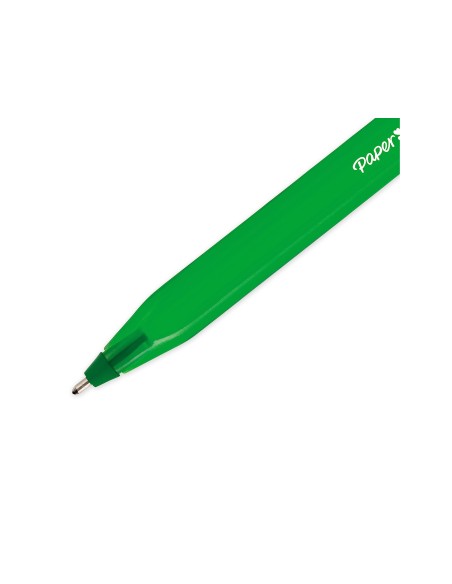 BOLIGRAFO PAPER MATE INKJOY 100 PUNTA MEDIA TRAZO 1 MM VERDE