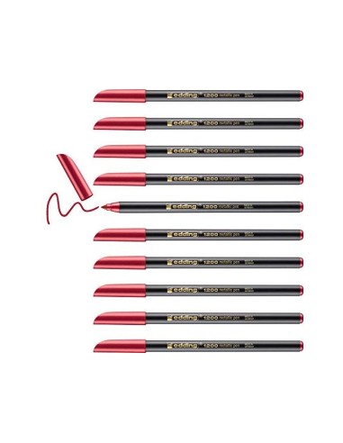ROTULADOR EDDING PUNTA FIBRA 1200 RJ MET N72 PUNTA REDONDO 0,5 MM