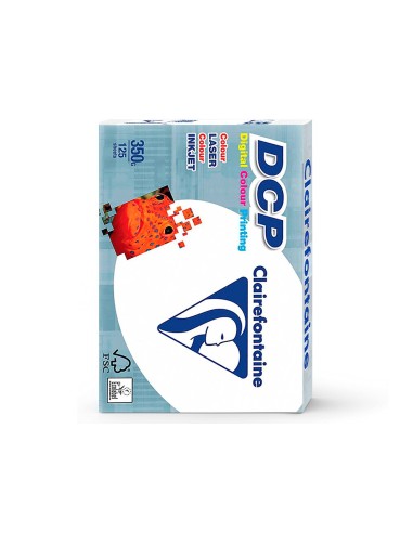 PAPEL FOTODOPIADORA CLAIREFONTAINE DIN A3 350 GRAMOS PAQUETE 125H.