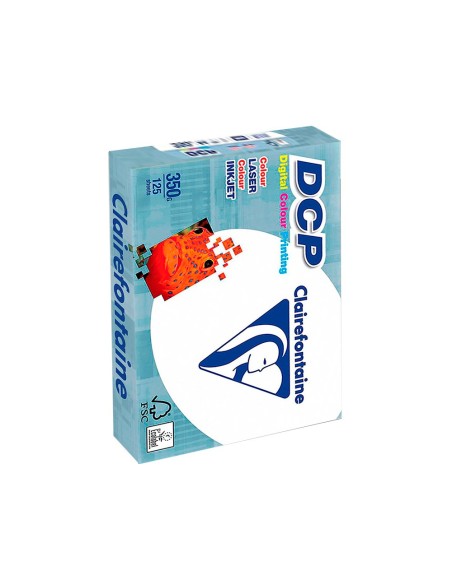 PAPEL FOTODOPIADORA CLAIREFONTAINE DIN A3 350 GRAMOS PAQUETE 125H.