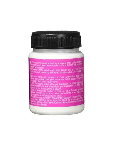 PINTURA LATEX LA PAJARITA F-00 BLANCO FLUORESCENTE 75ML