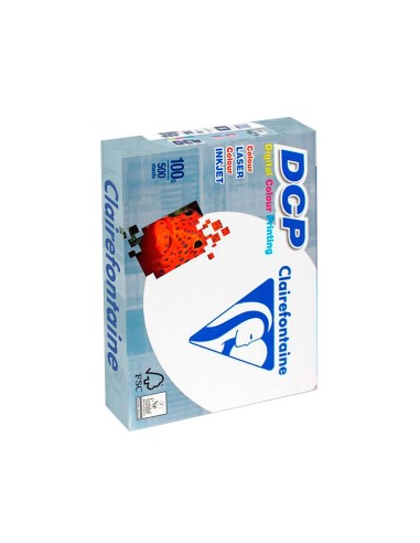 PAPEL FOTOCOPIADORA CLAIREFONTAINE DIN A4 100 GRAMOS PAQUETE 500H.