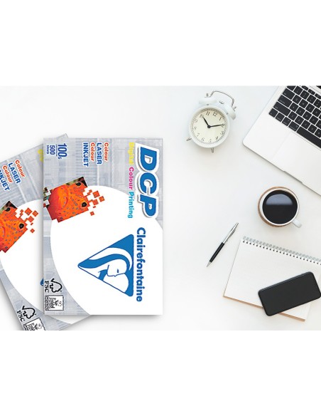 PAPEL FOTOCOPIADORA CLAIREFONTAINE DIN A4 100 GRAMOS PAQUETE 500H.
