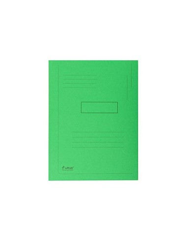 SUBCARPETA RECICLADA A4 280 GR. EXACOMPTA 2 SOLAPAS VERDE