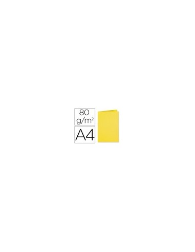 SUBCARPETA A4 80 GR. FINO EXACOMPTA AMARILLO C/100