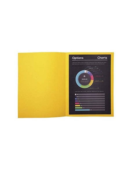 SUBCARPETA A4 80 GR. FINO EXACOMPTA AMARILLO C/100