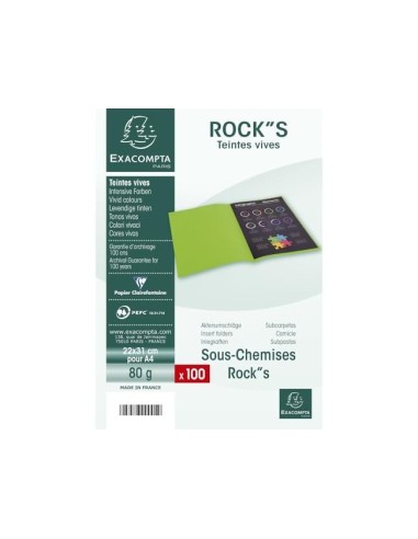 SUBCARPETA A4 80 GR. FINO EXACOMPTA TURQUESA C/100