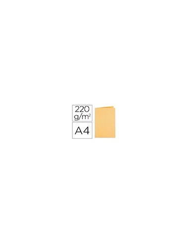 SUBCARPETA A4 220 GR. EXACOMPTA CREMA 100 UD.