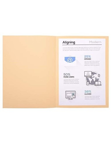 SUBCARPETA A4 220 GR. EXACOMPTA CREMA 100 UD.