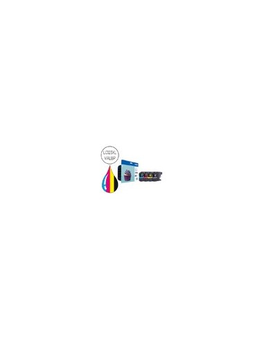 LC-123VALBP CARTUCHO BROTHER RAINBOW PK. 600 PG.