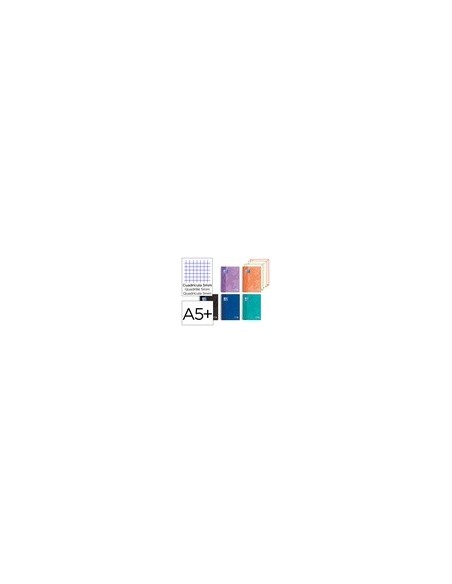 CUADERNO ESPIRAL OXFORD EUROPEANBOOK 4  TAPA PLASTICO DIN A5+ 120H