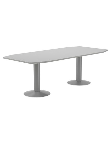 MESA REUNION MEETING 3003AT02 ESTR.AL.TABLERO GRIS 220X100X72CM