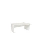 MESA ROCADA SERIE WORK 160X120 CM DERECHA ACABADO AW04 BLANCO/BLANCO 2