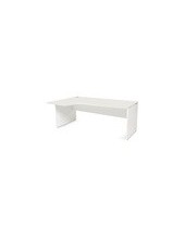 MESA ROCADA SERIE WORK 160X120 CM IZQUIERDA ACABADO AW04 BL/BL 2