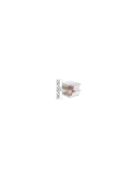 ARCHICUBO ARCHIVO 2000 2 CAJ. ORGANIZADOR MODULAR PLASTICO 190X152X15