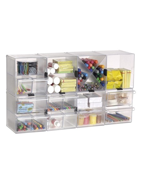 ARCHICUBO ARCHIVO 2000 4 CAJ. ORGANIZADOR MODULAR PLASTICO 190X152X15