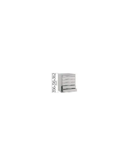 FICHERO CAJON SOBREM.8206C 356X316X362 MM 6CAJ. COLOR GRIS