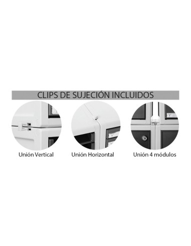 FICHERO CAJON SOBREM.8206C 356X316X362 MM 6CAJ. COLOR GRIS