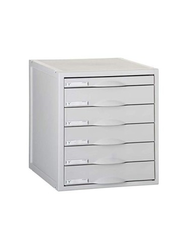 FICHERO CAJON SOBREM.8206C 356X316X362 MM 6CAJ. COLOR GRIS