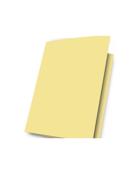 SUBCARPETA A4 180 GR. GIO AMARILLO PASTEL C/50