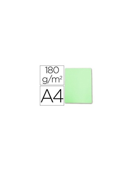 SUBCARPETA A4 180 GR. GIO VERDE PASTEL C/50