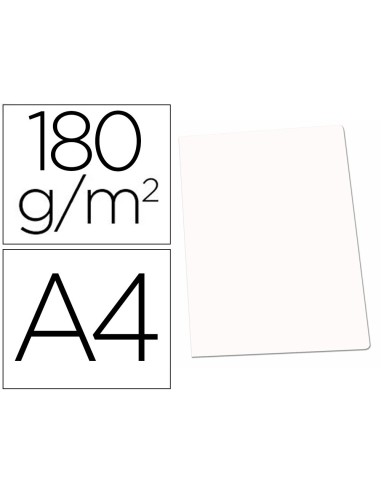 SUBCARPETA A4 180 GR. GIO BLANCO C/50
