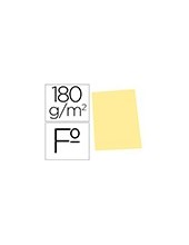 SUBCARPETA FL 180 GR. GIO AMARILLO PASTEL C/50 2
