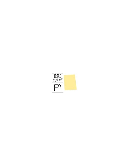 SUBCARPETA FL 180 GR. GIO AMARILLO PASTEL C/50