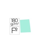 SUBCARPETA FL 180 GR. GIO VERDE PASTEL C/50 2