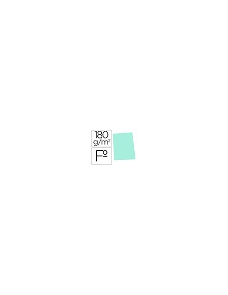 SUBCARPETA FL 180 GR. GIO VERDE PASTEL C/50