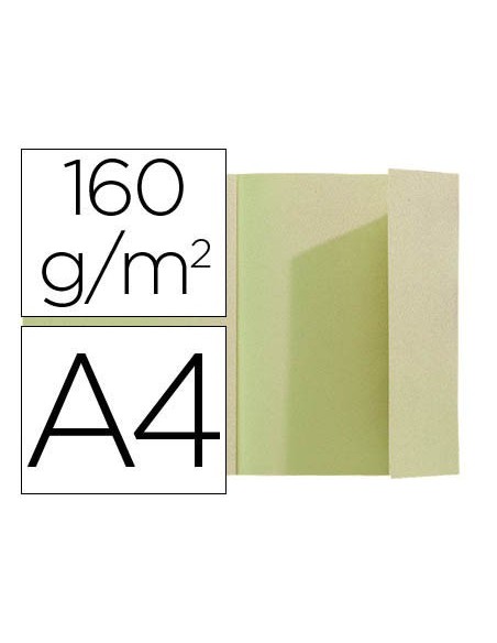 SUBCARPETA A4 160 GR. EXACOMPTA 1 SOLAPA VERDE CLARO C/100