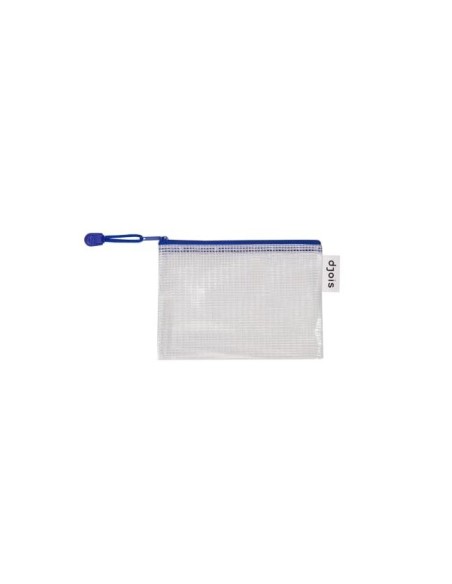 BOLSA MULTIUSOS TARIFOLD PVC A6 APERTURA SUP.PORTABOLIGRAFO CORREA AZ