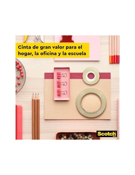 CINTA ADH. SCOTCH ACORDEONPACK 8 550 19X33 MM