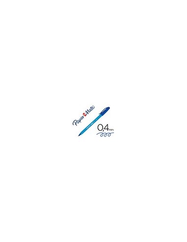 BOLIGRAFO PAPER MATE INKJOY 100 PUNTA MEDIA TRAZO 1MM AZUL