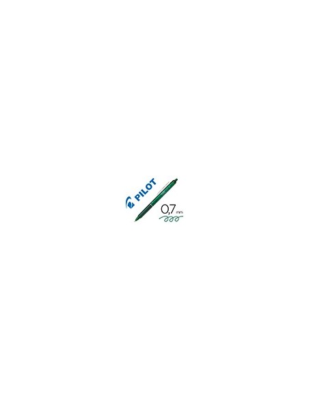 BOLIGRAFO PILOT FRIXION CLICKER BORRABLE 0,7 MM COLOR VERDE