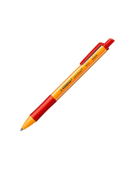 BOLIGRAFO STABILO POINTBALL 0,5 MM COLOR ROJO