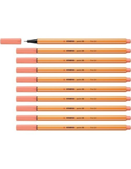 ROTULADOR STABILO PUNTA FIBRA POINT 88 ALBARICOQUE 0,4 MM