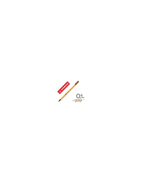 ROTULADOR STABILO PUNTA FIBRA POINT 88 MARRON 0,4 MM
