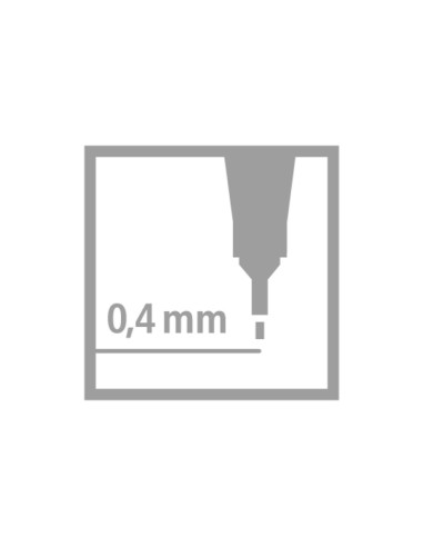 ROTULADOR STABILO PUNTA FIBRA POINT 88 CARMIN 0,4 MM