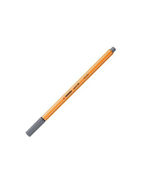 ROTULADOR STABILO PUNTA FIBRA POINT 88 GRIS OSCURO 0,4 MM