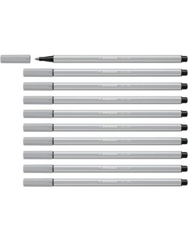 ROTULADOR STABILO ACUARELABLE PEN 68 GRIS AZULADO PALIDO 1 MM